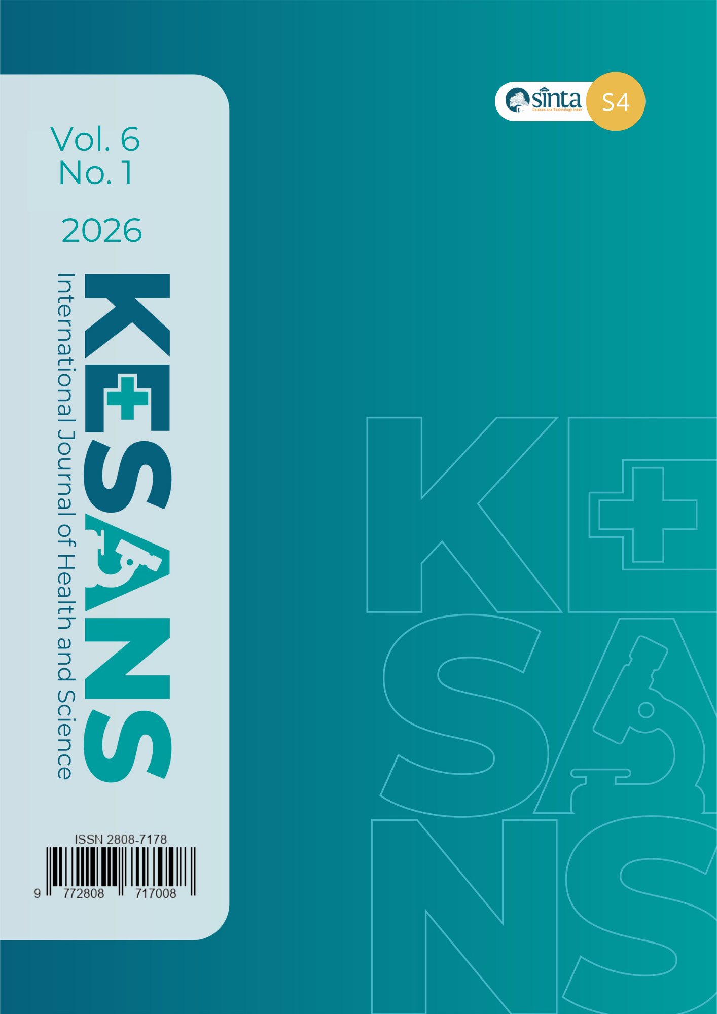 					View Vol. 6 No. 1 (2026): KESANS: International Journal of Health and Science
				